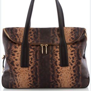 Henri Bendel Debutante Snake Satchel Dark Brown Snake Leather Tote Bag